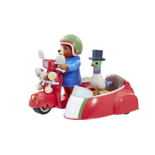 Rainbow Designs Paddington Bear Playset - Paddington Bear's Bike and Side Car from Award-Winning TV Series with Movable Wheels for Adventurous