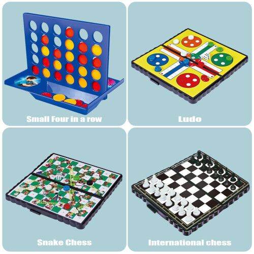 4-in-a-Row, Saijer Mini 'Connect 4' Board Game (4 Sets) 2