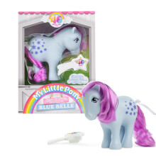 My Little Pony | Blue Belle Classic Pony | Retro Horse Gifts for Girls and Boys, Collectable Vintage Horse Toys for Kids, Unicorn Toys for Boys and