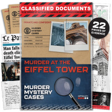 Lucky Egg Exciting Murder Mystery Game - Unsolved Murder Case File with Detective Game Elements - Engaging Crime Solving Game for Adults - Date Night,