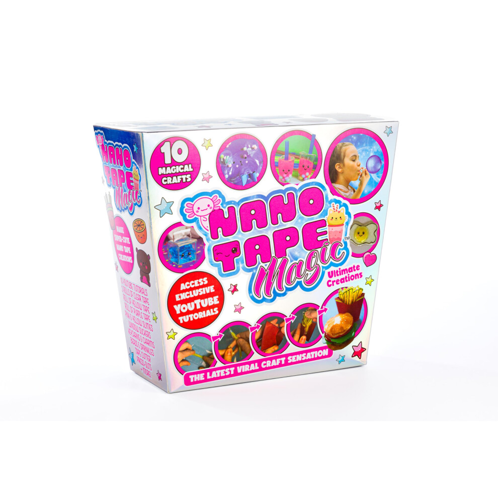 Nano Tape Magic Deluxe Ultimate Creations Kit - Arts And Crafts Toys For Children - Nano Tape Bubbles Set - Birthday Presents For Girls - Kawaii Art