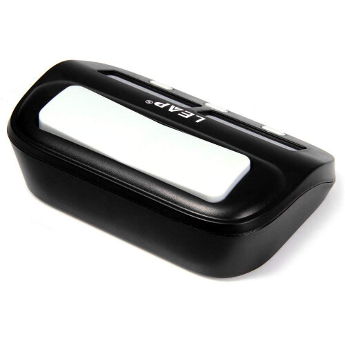 LEAP Chess Clock Digital Chess Timer Professional for Board Games Timer with Alarm Function (Official Store) Black 2