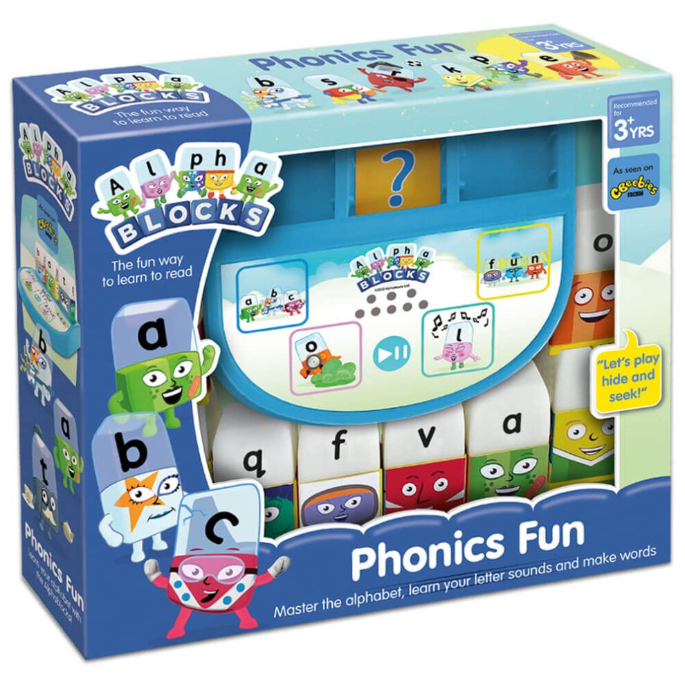 Trends Uk Alphablocks An20 Phonics Fun Toy-Learn Letter Recognition And Sounds, Spelling And Vocabulary-Perfect For Interactive Play And Child Development,