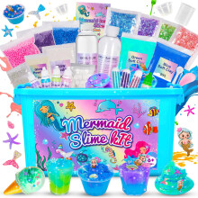 iKidiki Slime Kit, 6 7 8 9 10 11 Year Old Girl Gifts Slime Making Kit for Girls Toys for 6-12 Year Old Boys Girls Craft Kits for Kids Age 6-12 Easter