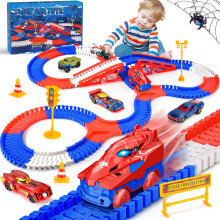Toyokid Spider Construction Race Tracks, Spider Toys for Boys 3-6 Kids Toy for 3-6 Year Old Boys Birthday Gifts for 3-9 Year Olds Girls Toddler Toys