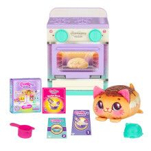 Cookeez Makery Lil' Bakez Oven, Mix The Dough And Make A Scented Surprise Pet In The Form Of A Deliciously Scented Plush Toy, 6 Different Scented