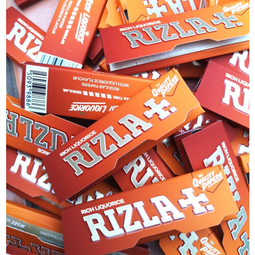 Rizla Regular Liquorice Papers 50 Packs/Booklets 1