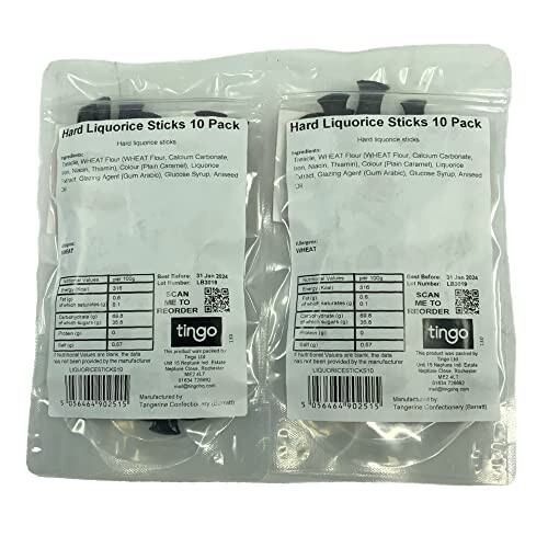 Barratt Hard Liquorice sticks x 20 2
