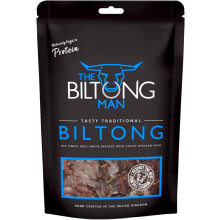 The Biltong Man | Tasty Traditional Lean Beef Biltong | Healthy High Protein Dried Beef Snack | 250g