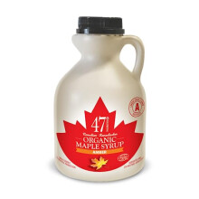 47? North Single Source Canadian Organic Maple Syrup, Grade A 500ml (500ml, Amber)