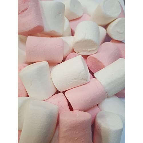 Roch Sweets Big Pink and White Marshmallows HALAL (1000g)