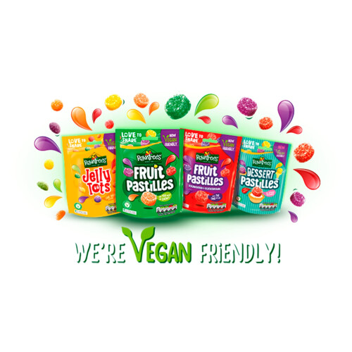 Rowntree's Fruit Pastilles Sweets Sharing Bag, Vegan Friendly, 10 x 143g 2