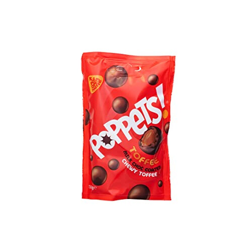 POPPETS TOFFEE POUCH 130G (Pack of 9) 1
