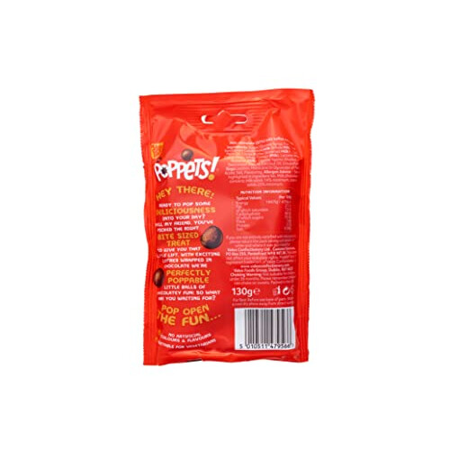 POPPETS TOFFEE POUCH 130G (Pack of 9) 2