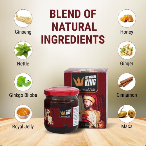 Herbal Mixed Paste 240 gr Turkish Honey Macunu King Paste- Fast Performance (240g) 2