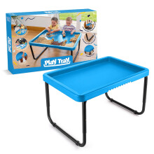 Play Tray Activity Table for Kids, Sensory Play Tray, Kids Messy Play Table, Water and Sand Play Table, Outdoor and Indoor Use