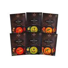 Classic Bundle - Traditional Thai Curry Paste by Mae Jum (6 packs x 70g) | Includes Great Taste Award Winners 2020