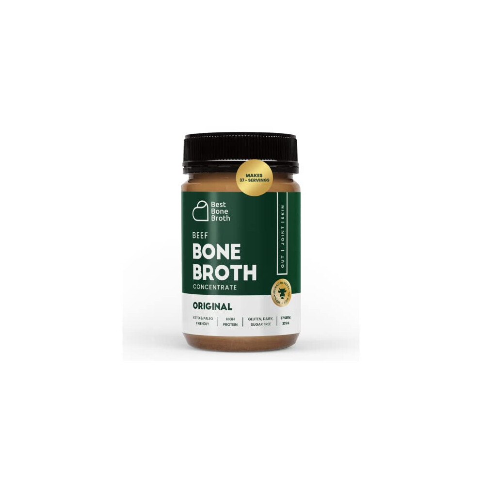 Best Bone Broth Premium Beef Bone Broth Concentrate - 100% Sourced From Grass Fed, Pasture-Raised Cattle - Bone Broth Protein And Collagen - Bone