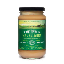 Halal Beef Bone Broth Concentrate- Beef Flavour- Nourish yourself with a cup a day, great for improving gut health and general well-being - New