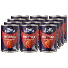 Fray Bentos Chicken Meatballs in Tomato Sauce, 380 g, (Pack of 12)