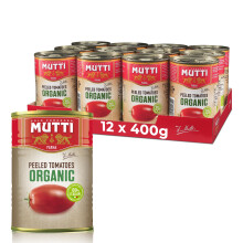 Mutti Organic Peeled Tomatoes 400g (Pack of 12)