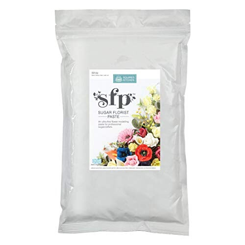 Squires Kitchen Sugar Florist Paste - White 1kg - Bulk Pack