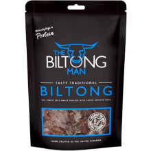 The Biltong Man | Tasty Traditional Lean Beef Biltong | Healthy High Protein Dried Beef Snack | 500g
