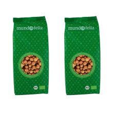 Mundo Feliz - Organic Raw Hazelnuts 2 x 500 g