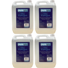 Puregro White Vinegar, 5 Litres (Pack of 4)