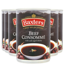 Baxters Chef Selections Soups, Beef Consomm? with Cask Aged Sherry, 400 g (Pack of 6)