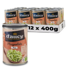 d'aucy Flageolets 400 g (Pack of 12)