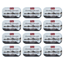Cod Liver in Natural Oil | 115g tinned with Oil | 100% Natural from Wild Cod x12