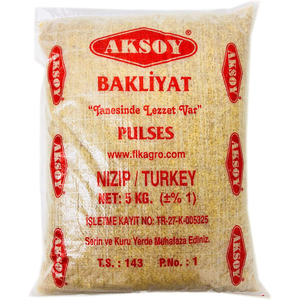 Aksoy Cracked Wheat Coarse Bulgur 5Kg | Natural, Whole And Nutritious Bulgur, Perfect For Cooking, Soups, And Pilafs With Exceptional Taste And Grain
