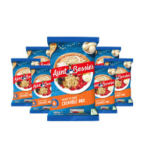 Aunt Bessies Golden Crumble Mix 400g, Sweet Crunchy Crumble, Pack of 8