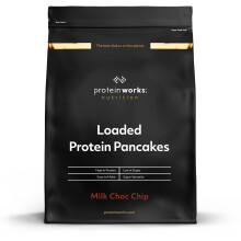THE PROTEIN WORKS - Loaded Protein Pancake Mix | Premium Pancake Mix | High Protein Pancakes | High Protein Breakfast | Low Sugar Snack | 16 Servings