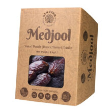 1 kg Fresh Medjool Dates, Free from Additives, Sweeteners, Preservatives - Raw Farm