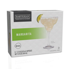 Bartesian Margarita Cocktail Mix - Cocktail Mixer Capsules for Tequila Cocktails - Mixology Cocktail Capsules to use with Bartesian Cocktail Machine -