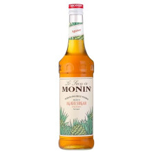 MONIN Premium Agave Syrup 700 ml for Cocktails and Mocktails. Vegan-Friendly, Allergen-Free, 100% Natural Flavours and Colourings. Sugar Syrup