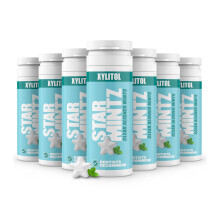StarMintz - Clear Aligner Mints - Edible Alternative to Aligner Chewies - Xylitol Mints for Dry Mouth - Spearmint (7 Packs)