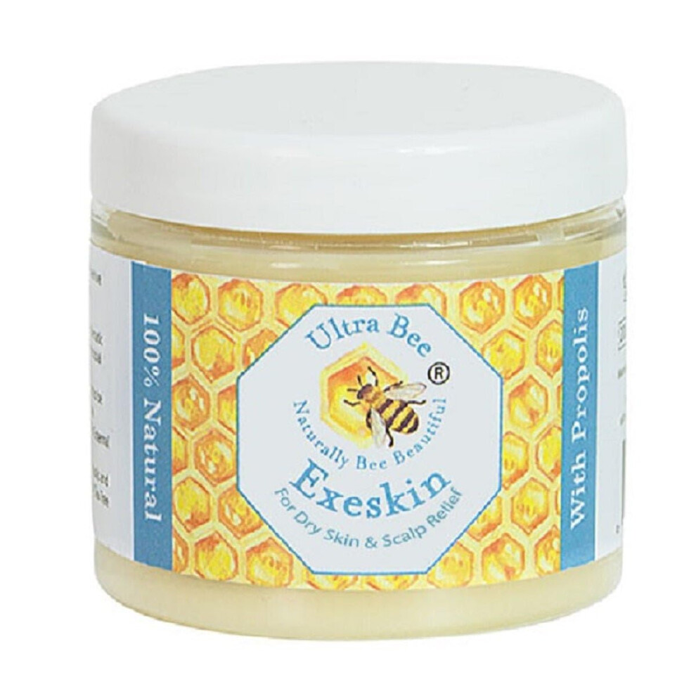 Ultra Bee 100% Natural Exeskin Balm 200Ml - Soothes Dry Sensitive Skin And Dry Itchy Scalp - Also Suitable For People Prone To Eczema Psoriasis, Dermatitis,