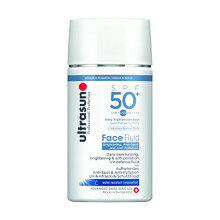 ultrasun AntiPollution Face Fluid SPF50+, white, 40 millilitre