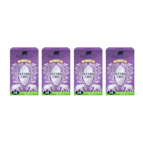 Williamson Tea Duchess Grey (Pack of 4, Total 200 Teabags)