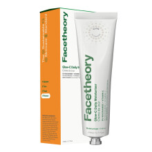 facetheory Glow-C Daily Face Moisturiser SPF 30 (Unscented) - Lightweight Moisturiser for All Skin Types - Dual-Action Vitamin C, Niacinamide Face