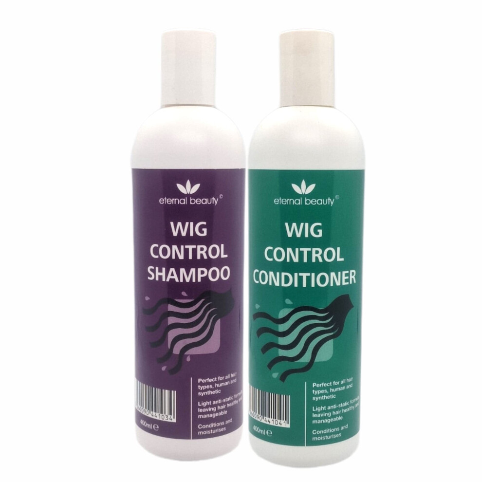 E-Beauty Wig Shampoo And Conditioner For Human & Synthetic Hair Wigs ****Deal**** 400Ml