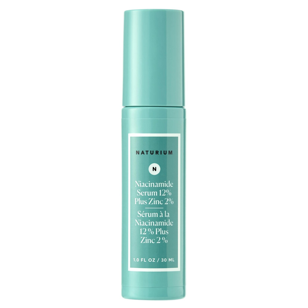 Naturium Niacinamide Face Serum 12% Plus Zinc 2%, Skin Complexion Treatment & Pore Minimizer, With Hyaluronic Acid & Vitamin E | 1.0 Fl Oz / 30 Ml
