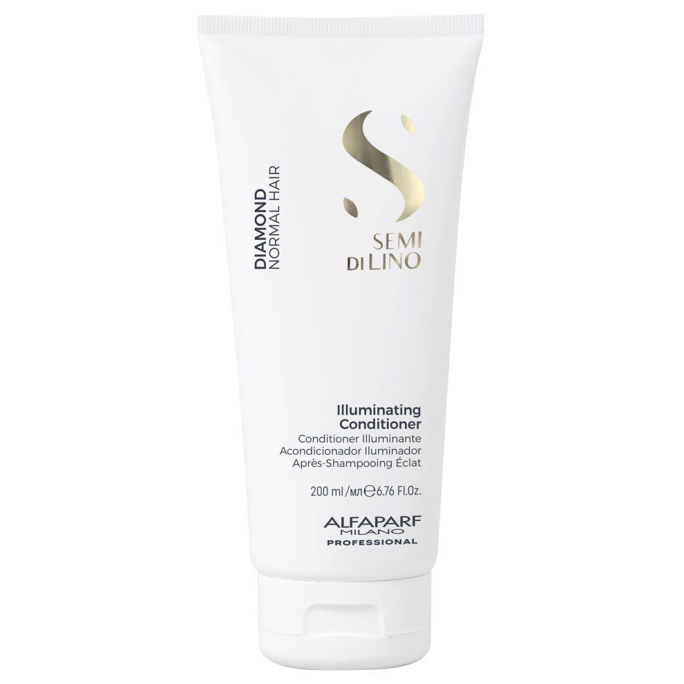 Alfaparf Milano Semi Di Lino Diamond Illuminating Conditioner, 200 Ml, 8022297064956
