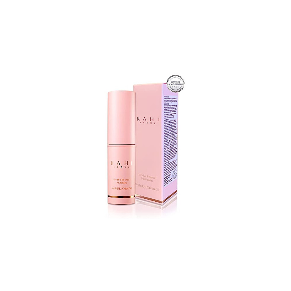 Kahi Seoul Salmon [Kahi] Wrinkle Bounce Multi Balm With Jeju Origin Oil 9G - Korean Cosmetics, K-Beauty