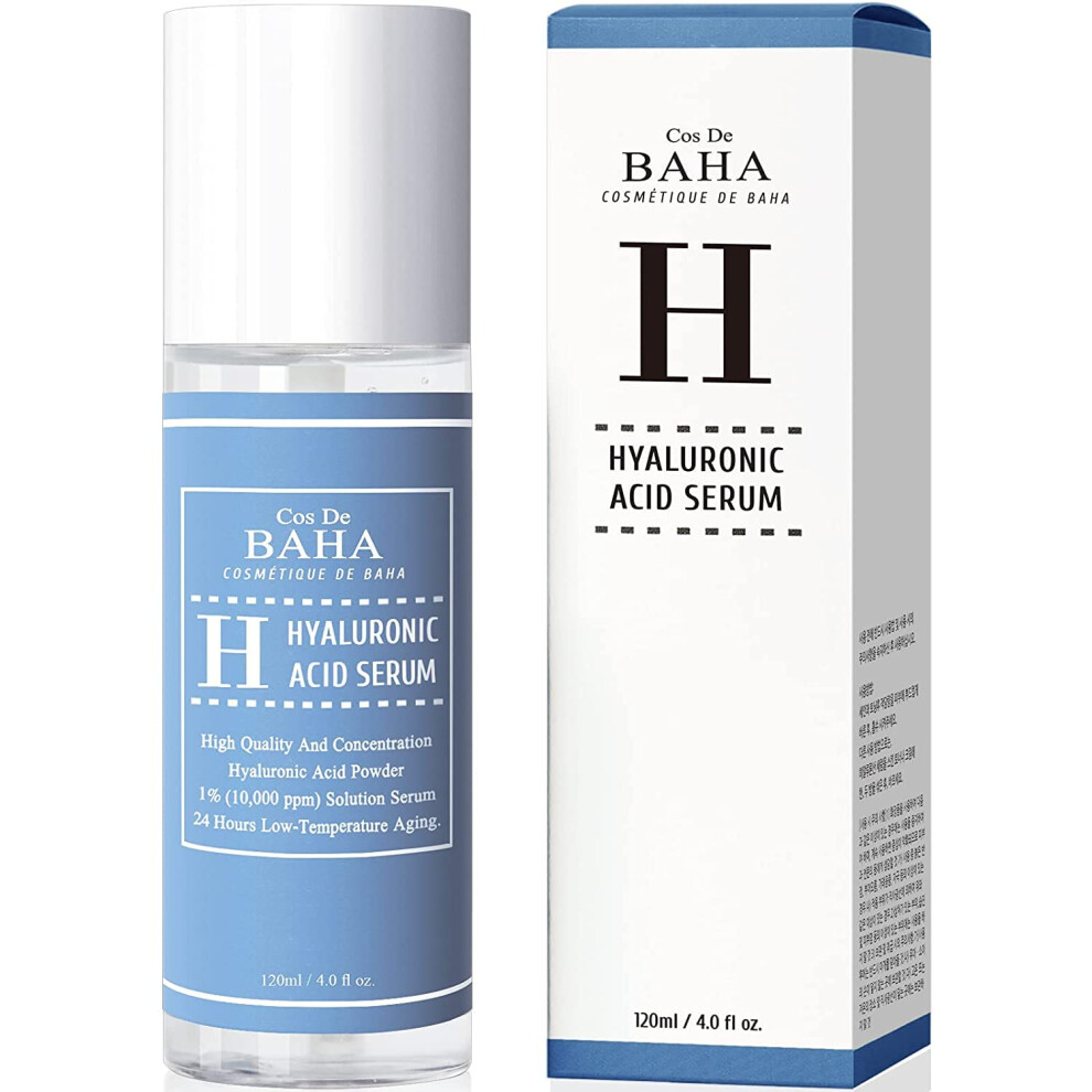 Voraga Pure Hyaluronic Acid Serum (120Ml 4.0Fl Oz.) Facial Moisturizer For Cos De Baha