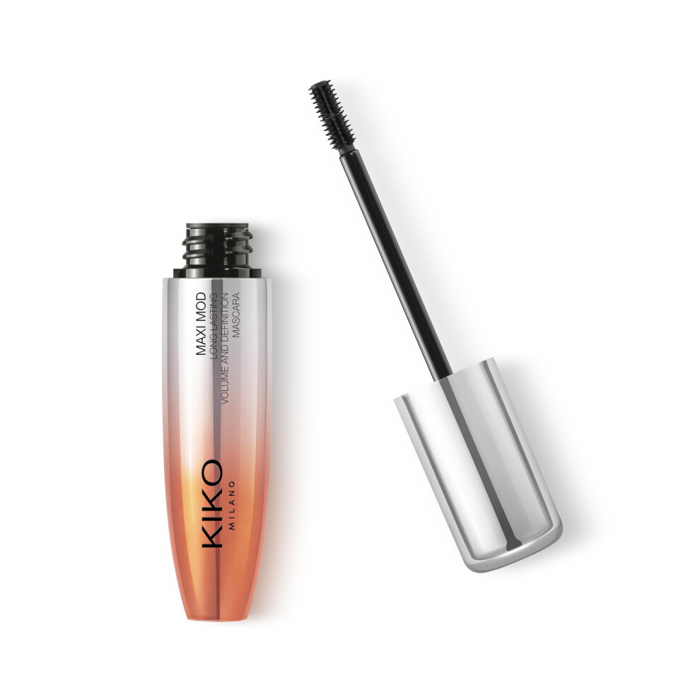 Kiko Milano Black Maxi Mod Volume & Definition Mascara | Long-Lasting 10-Hour Mascara With +200% Volume
