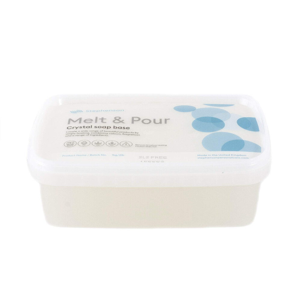 Mystic Moments Stephenson Melt And Pour Soap Base Clear Sls Free - 1Kg